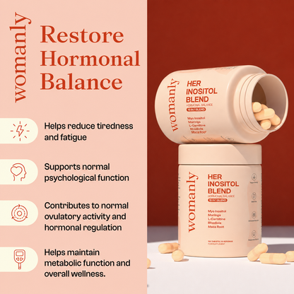 Womanty Her Inositol Balance | PCOS Support, Hormone Harmony & Steady Energy