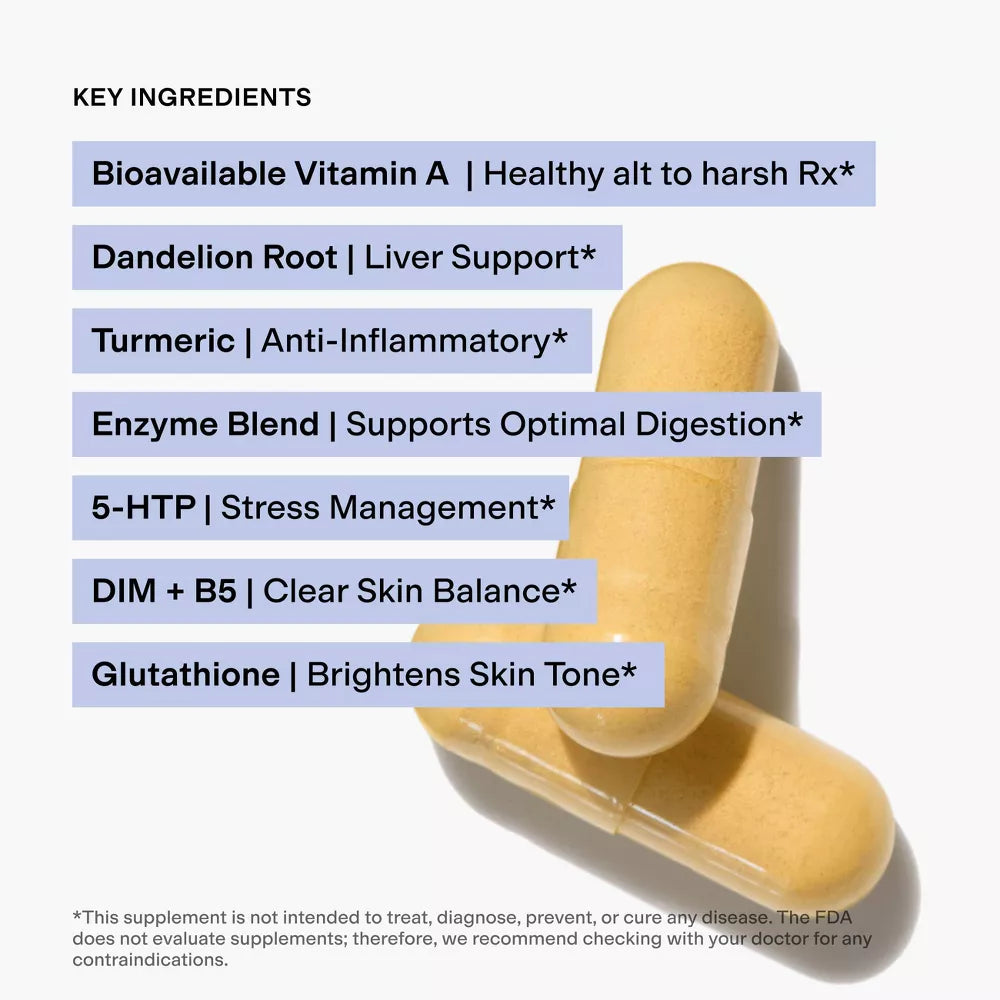 MINDBODYSKIN® Hormonal Acne Supplement