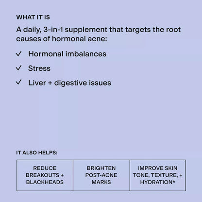 MINDBODYSKIN® Hormonal Acne Supplement