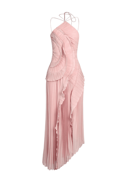 Valencia Signature Pleated Maxi Dress