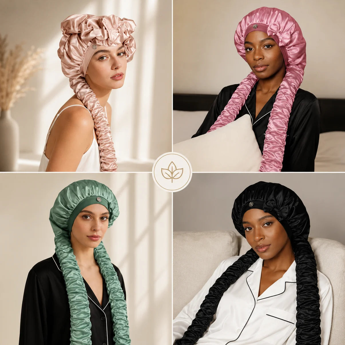 Gorro de satén de doble capa MILANE™